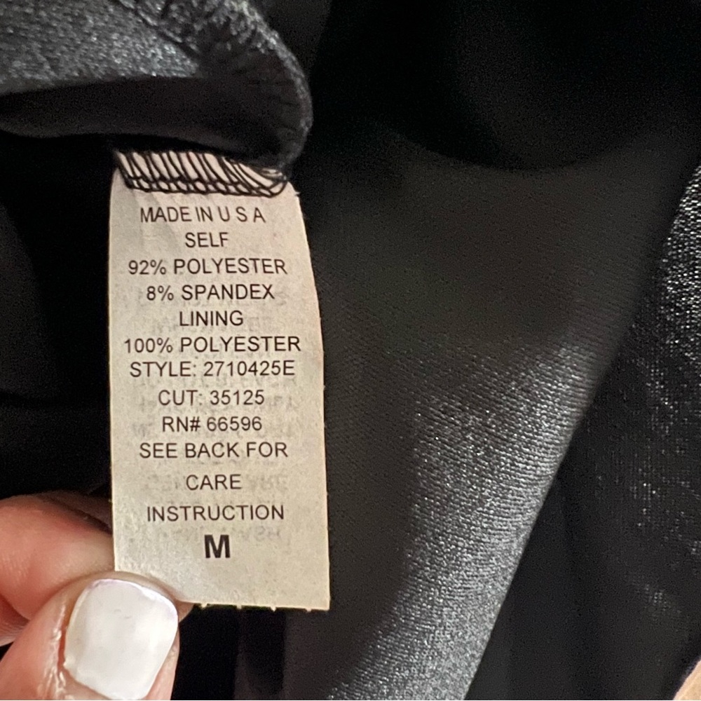 NWT Georgiou Studio Black Dress, Size: Medium - Picture 9 of 9